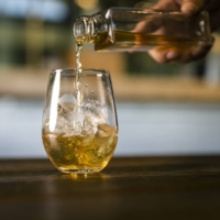 BOKKA can be drunk with ice, like whisky on the rocks. It has a lower alcohol content than whisky, making it easier to drink.