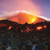 The Pacaya volcano in Escuintla