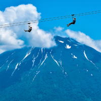 The Mega Zipline in Niseko is one of the world’s longest. | NISEKO TOURISM