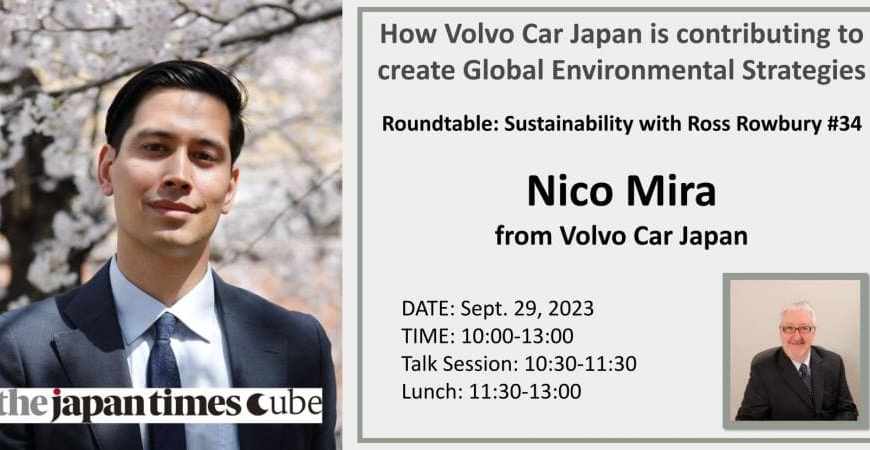 Nico Mira How Volvo Car Japan is contributing to a more sustainable automotive industry