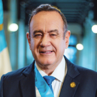Guatemalan President Alejandro Giammattei