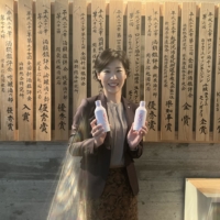 Tsunan Mayor Haruka Kuwahara visiting Tsunan Sake Brewery Co., Ltd.