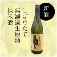 New Sake Shiboritate Unfiltered Nama-shu Junmai-shu
