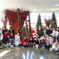 Grand Hyatt hosts kids for Christmas event