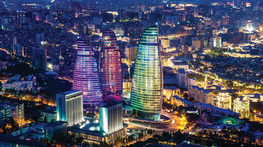 The Flame Towers are a prominent landmark in Baku