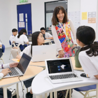 Students from several countries study at Soka International School Malaysia. | SEIKYO SHIMBUN