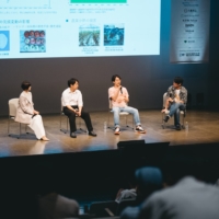Kengo Suzuki, the representative of Tsunan Sake Brewery, participated as a panelist in the session 'Eating: What We Can Do Now for Deliciousness in the Future,' held from 1:00 PM to 2:30 PM at Kitazawa Town Hall.