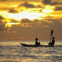 Sunset on Petats Island, Papua New Guinea