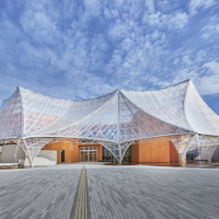 The Osaka Health Care Pavilion will combine displays about cutting-edge health innovations with entertainment.