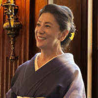 Ruriko Sakuraba speaks about Japanese culture during the C3 Summit at the Union League Club in New York on Sept. 16, 2024. | RURIKO CO.