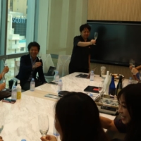 The event welcomed participants with interests in health, food, and technology and offered sake brewed in the snowy region of Tsunan, Niigata.