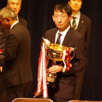 At the awards ceremony, surrounded by distinguished guests and fellow brewers from across the prefecture, our chief brewer, Masaya Takizawa, attended as a representative of the brewery.