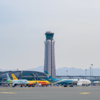 Muscat International Airport is home to the largest terminal in the country.
