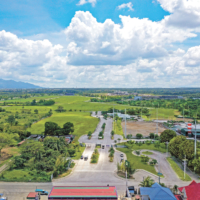 Aerial view of the Light Industry & Science Park IV in Malvar, Batangas province