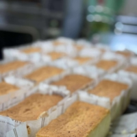 Yukigesho Castella baking process