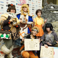 Last year's WCS Championship winners, from first to third place, pose for photos. | © WCS