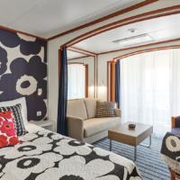 Marimekko-Themed Commodore Cabins | © TALLINK SILJA LINE
