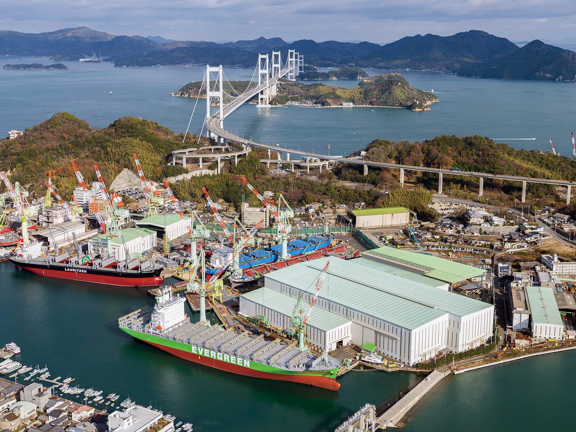 Imabari Shipbuilding Group, headquartered in Ehime Prefecture, is Japan’s largest shipbuilder. | IMABARI SHIPBUILDING CO., LTD.