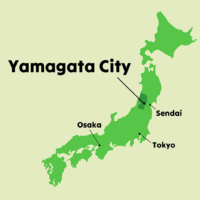 Yamagata city is easily accessible by plane and bullet train from Tokyo, and only an hour away from Sendai. | YAMAGATA CITY